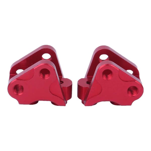 2 stk. Forreste Bageste Nedre Støddæmperforbindelse Link Mount Passer til SCX10-II AXIAL RC Bil Rød