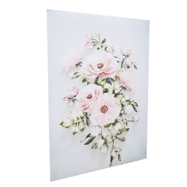 3 stk 30x40cm håndmalt roseblomst veggmaleri dekorativt bilde stue studie dekor