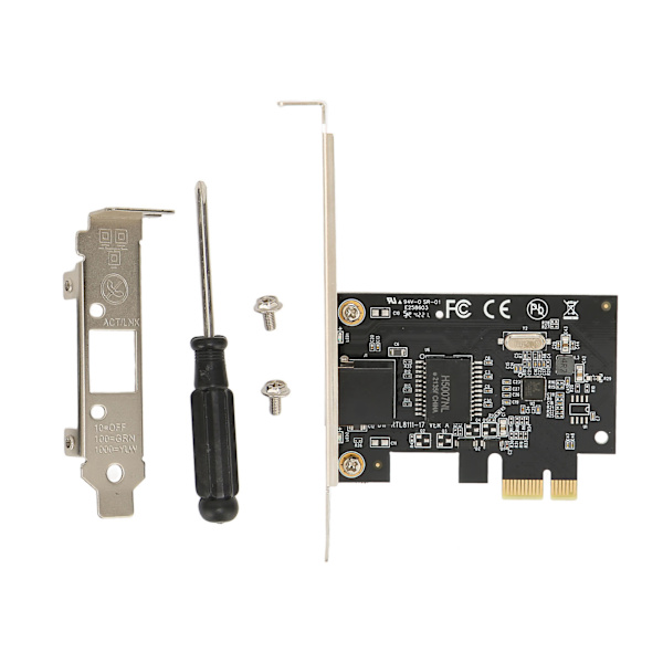 Gigabit Ethernet -kortti 10 Mbps 100 Mbps 1000 Mbps mukautuva PCI E langallinen verkkokortti Win for Linuxille OS X:lle