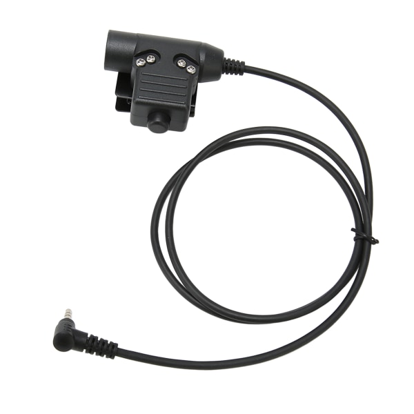 PPT Push to Talk Adapter 3,5 mm 1 Pin Back Clip 2-vejs Radio Adapter til Retevis RT40 RB15 RB615