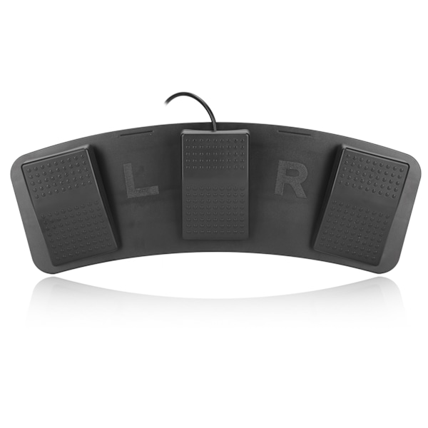 USB Triple Foot Switch Pedal Multifunksjonell Mekanisk Switch Foot Switch Pedal for Spilling Spillfabrikktesting