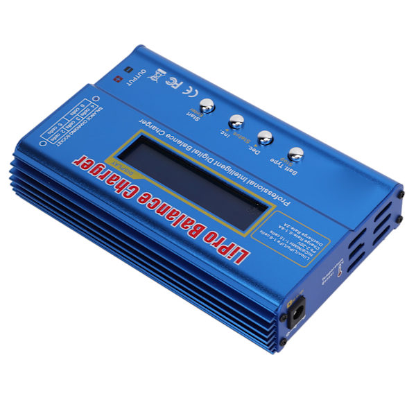 Multifunktionel balanceoplader i aluminiumlegering 80W mini balanceoplader til RC helikopter
