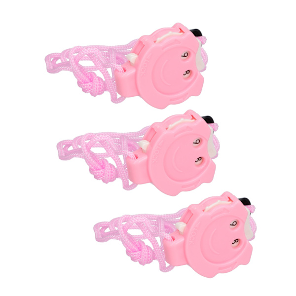 3 st Sticksömsräknare Liten bärbar mini Förbättra stickningseffektiviteten Söta rosa stygnräknare för hushåll