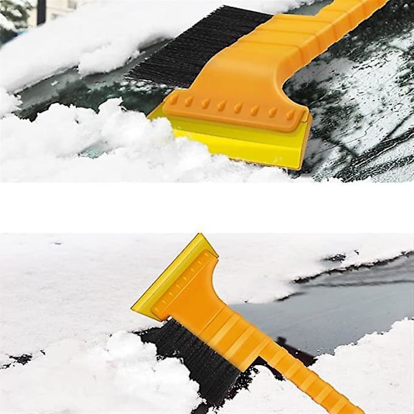 Isskraper Bilbørste Snøbørster Verktøy Spade Bilfrontrute Is- og Snøskrapeverktøy Snøkost Magisk Frontrute Isskraper 35*12cm Snøbørste