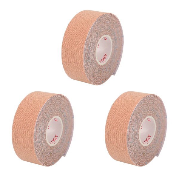 3 ruller Ansigtstape Ansigtsrynkefjerner Strip Nem udskæring V Shaping Lifting Patch Hudfarve