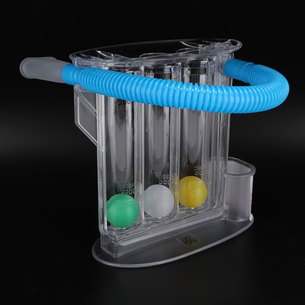 Djupa andning Lungträningsincitament Spirometer Andningsmätningssystem Typ B 3 bollsug och blås