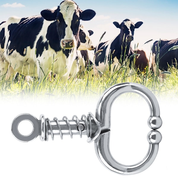 Nese Ring i Rustfritt Stål for Okser og Kuer (Fjærnese Tang)