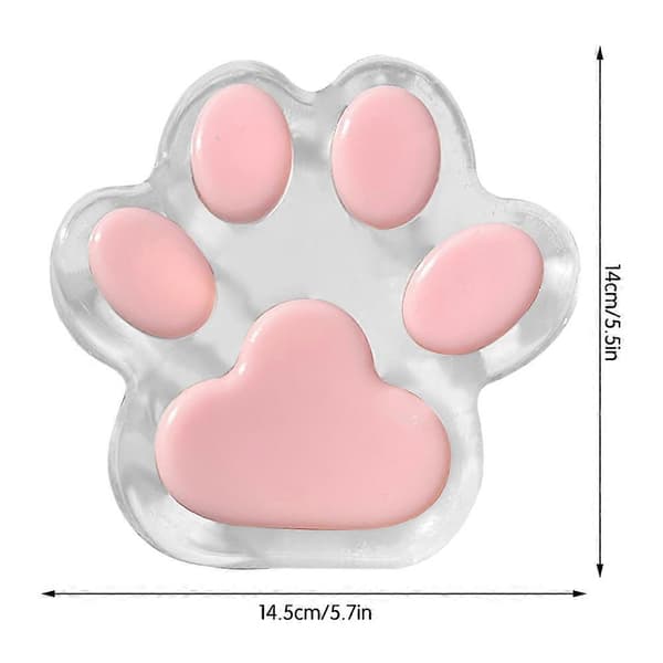 Kæmpe Pote Squishy til Børn Voksne, Stor Fluffy Kattepote Squishy Legetøj til Stresslindring, Superbløde Klem Fidget Legetøj Pink