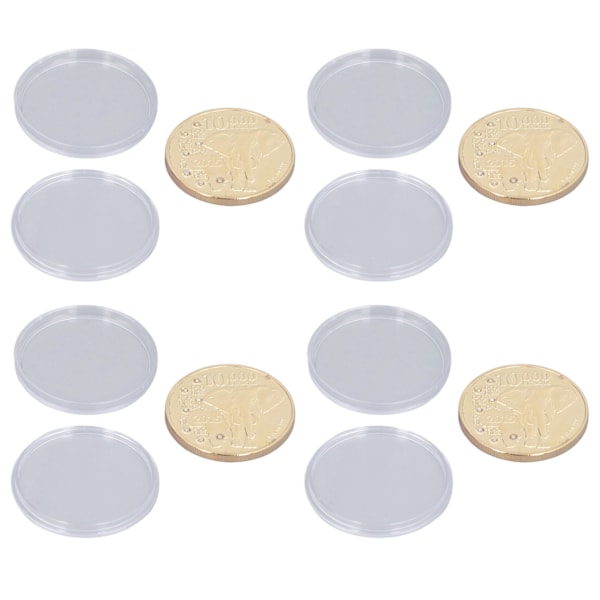 4 sæt Mindemønter 4 cm/1,6 tommer Diameter Zink Legering Materiale Elegant Stil Kompakt Individuel Samleobjekt Gave