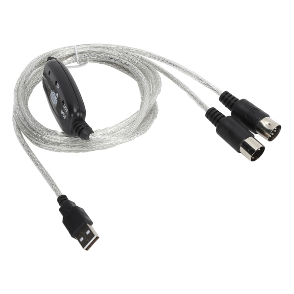 MIDI-kabel MIDI til USB-ledningsadapter Midi-konverter til XP / VISTA / OS X / Window7