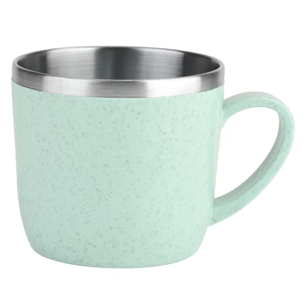 Rostfri Vetehalm Kopp Flaskor Vatten Kaffe Juice Mjölk Mugg (Grön)