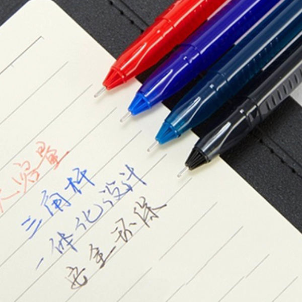 Gelpen 0,5 mm stil høj glathed bogklipsdesign enkel komfortabel greb blækpen til kontor skole hjem sort 0,5 mm