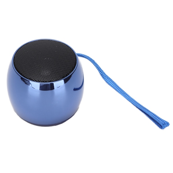 Trådløs bærbar højttaler i metal med Bluetooth 5.0 og mikrohøjttaler med snor