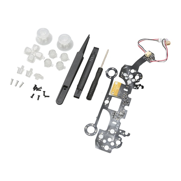 D Pad Lysende Knapper Kit DIY Flerfargede Lysende Hjemmefrontknapper for PS5-kontroller