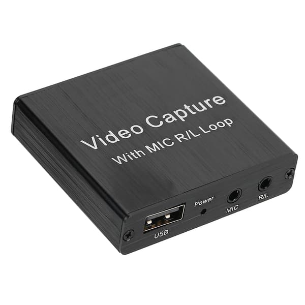 HDMI High Definition USB Video Capture Card Spel Live Mikrofon för OBS Inspelningsbox 4K