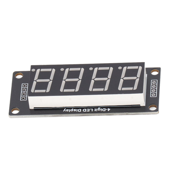 4 stk. LED-segment digitalt displaymodul 4 bit 7 segmenter printkort urmodul 0,56 tommer MRA172D grøn