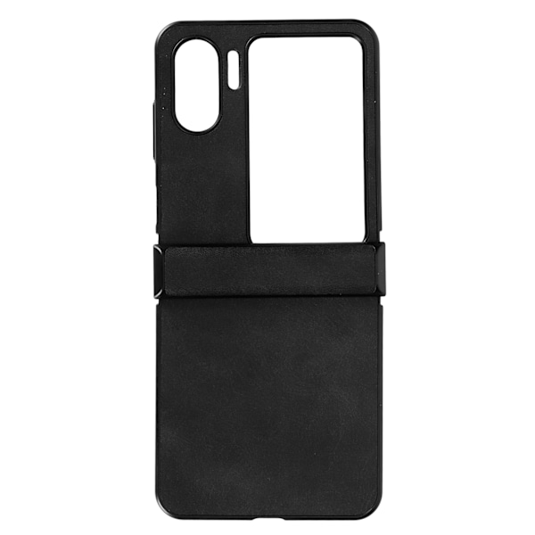 Fodral för Oppo Find N2 Flip i syntetiskt läder, ultratunt, stöttåligt telefonskydd för Oppo Find N2 Flip, svart