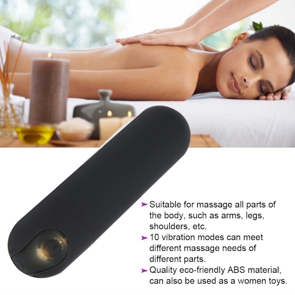 Bärbar USB-vibrator massageapparat för hela kroppen, vibrationsmassage för kvinnor, vuxenleksak, typ C