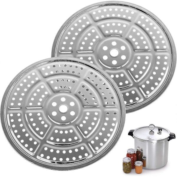 2-pack 28cm Tryckkokare Konserveringsställ - Rostfritt Stål Zekai