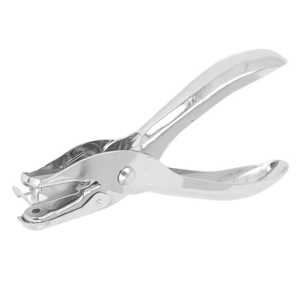 Enhålsstans, bärbar stans, pappersstans, 3 mm diameter, 8 ark kapacitet