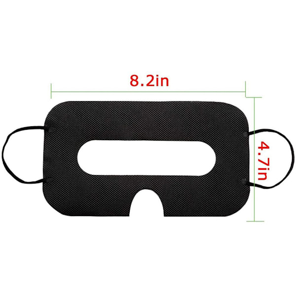 Engångs 3D VR-skyddskuddar Nonwoven Universal Eye Pad för VR Engångs VR-ögonlappar