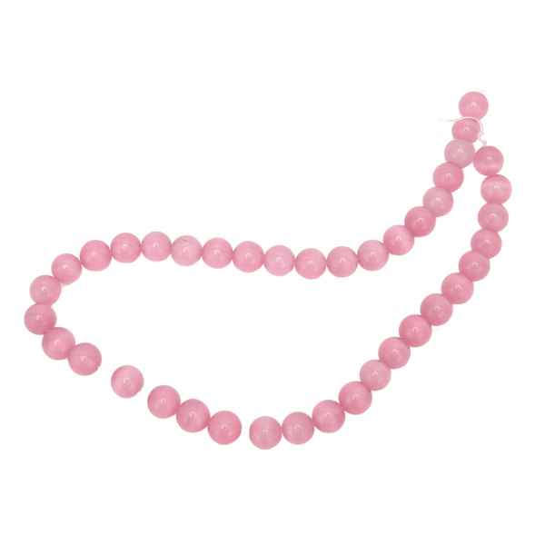 Gör-det-det-själv-pärlor glansigt mjukare Utmärkt polerande kattöga-pärlor för gör-det-själv-hantverk Armband Halsband Örhängen RingarRosa