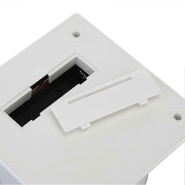 Soldriven batteridriven display roterande vridbord vit