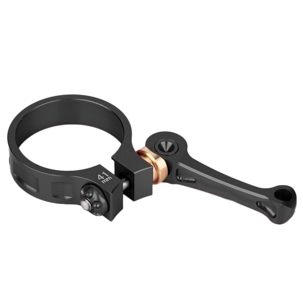 CNC aluminiumlegering Quick Release Cykelsits Rör Clip Cykel Sadelstolps Clamp (svart)