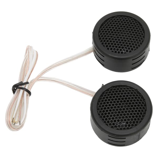 2 stk. bil-diskanthøjttalere 97dB 500W Dome interiør stereo audio højttaler med base til lydsystem