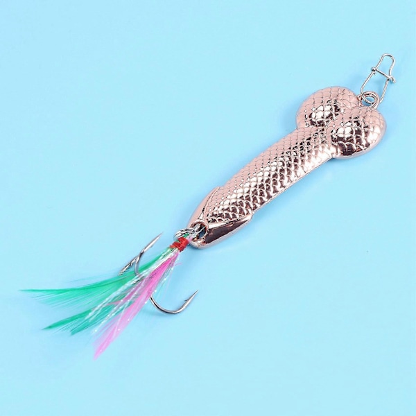 3 st Fiskedrag Beten Krok Dick Spinner Sked Gädda Vib Wobble Beten Krok (Guld 21g)