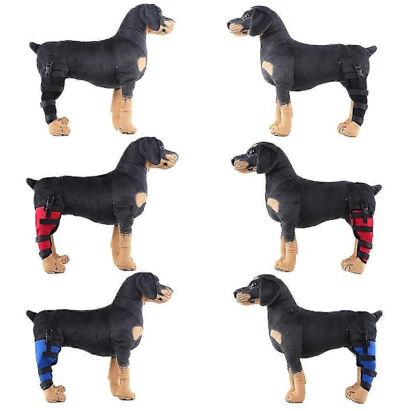 Støttebandage til hundeben, bagben, lårbandage, albuebeskytter, knæbandage, haseled, benærme