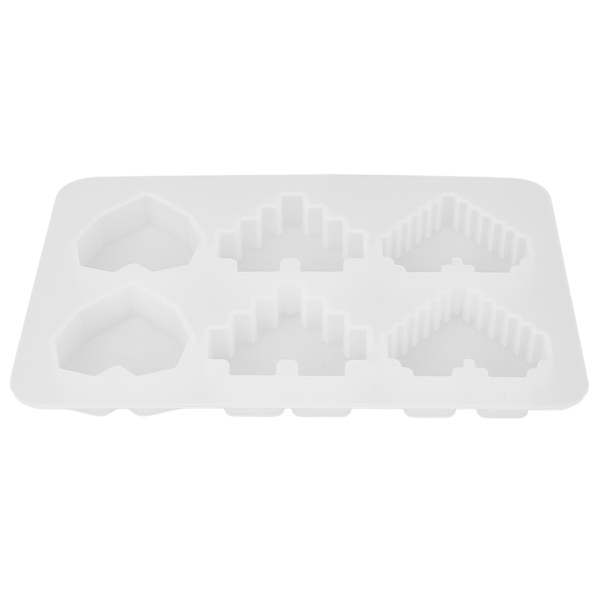 DIY Hjerteformet Form Genanvendelig 3D Silikoneform til Aromaterapi Tabletter Balsam Sæbe