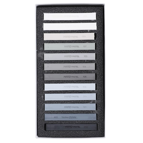 12 stk. farvede kridt sæt bløde skitser dedikeret assorterede farver maleri pastel stick