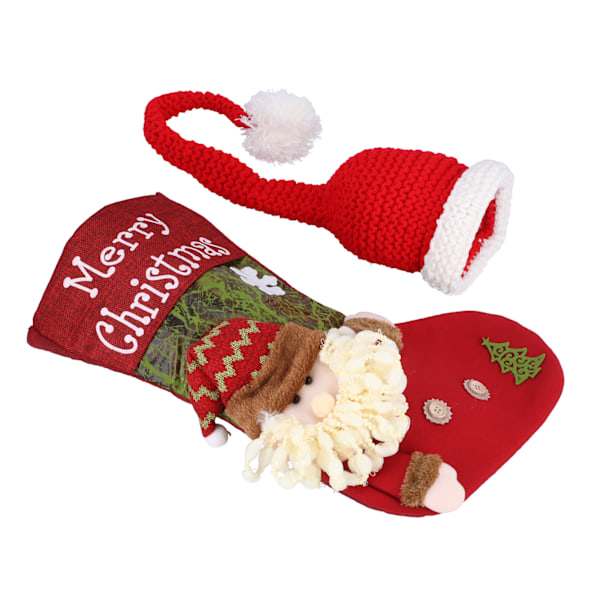 Vastasyntyneen valokuvausmakuupussi Hat Cute Exquisite Baby Infant Christmas Sleeping Bag PropsSanta Claus