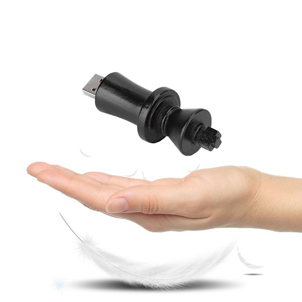 Musta Puinen Shakkidatavarasto USB 2.0 Flash-asema U-muistilevy Yhteensopiva USB1.1 (8 Gt)