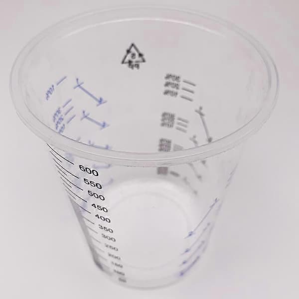 20 engangs plastik malingsblandingskopper til 600 ml epoxyharpiks