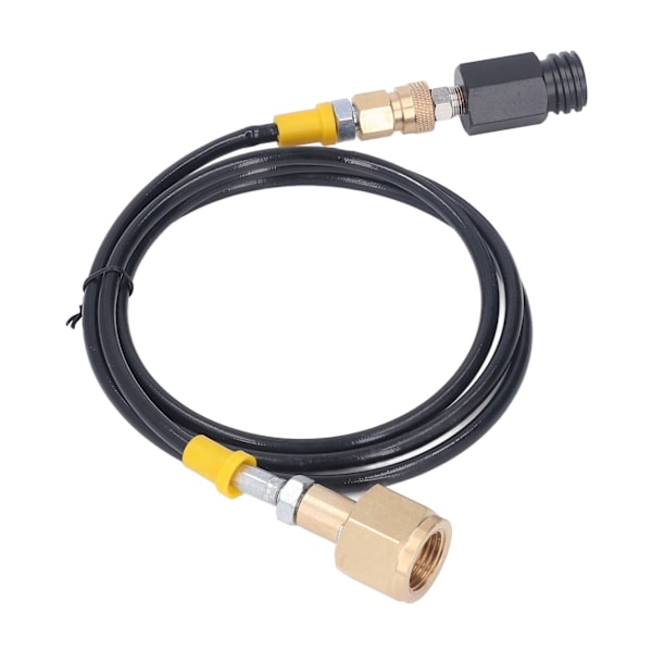 Soda Refill Adapter CO2 Cylinder Cartridge Fill Tank Connector med 60in slang CGA320 Högtrycksslang
