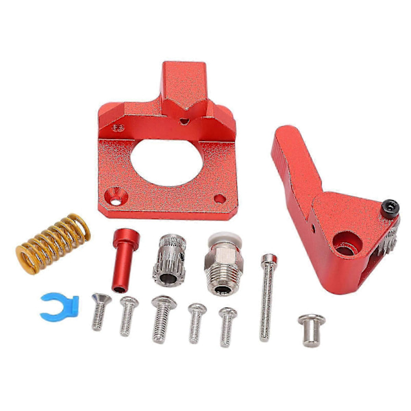 Extruder Aluminiumblock Kit Dubbelväxlad Extruder Matare 3D-skrivartillbehör för CR 10S PRO