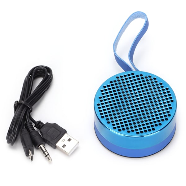 Mini Bluetooth-kaiutin, vedenpitävä taso 7, metalli, langaton, kannettava, pieni kaiutin, jossa lanyardi