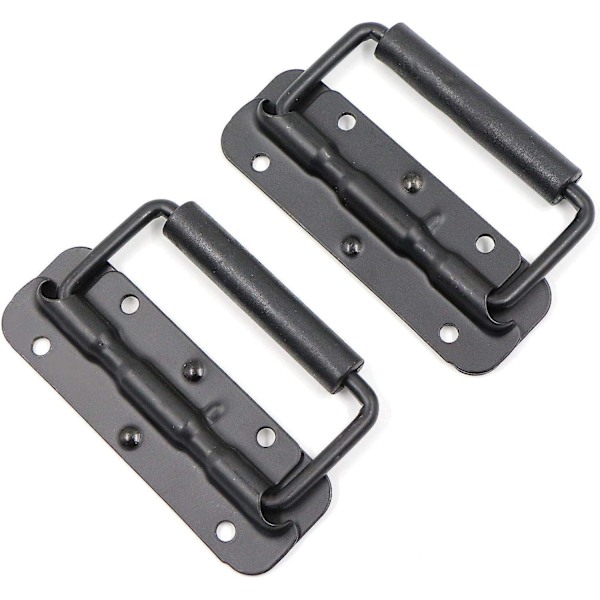 Svart sammenleggbart etui med 2 håndtak (122 mm)