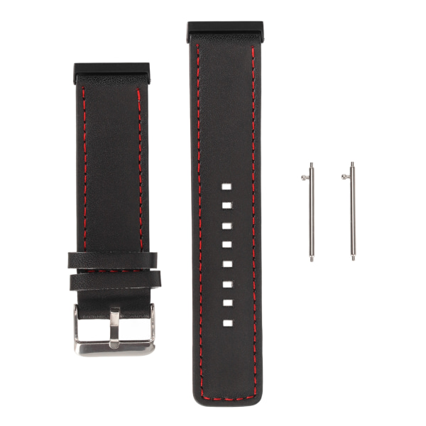 Klockarmband 24mm PU-läder Snabbkoppling Bekväm handledsrem för Suunto Spartan 7 9 D5i