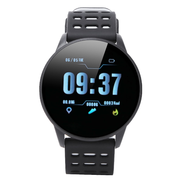 SUNROAD Pulsmåling Blodtryk Vandtæt Smart Sports Watch Sort