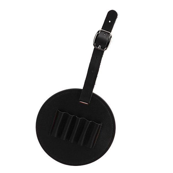 Golf Tee Hållare Organizer Bärbar PU Läder Golf Tee Förvaringsväska för Golfare Män Kvinnor Svart