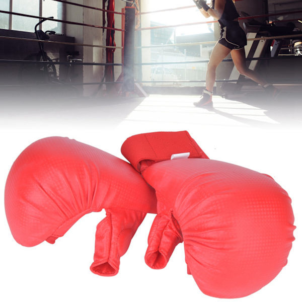 Ett par boxningshandskar Karate handskydd med tumskydd för kampsportsportspelträning