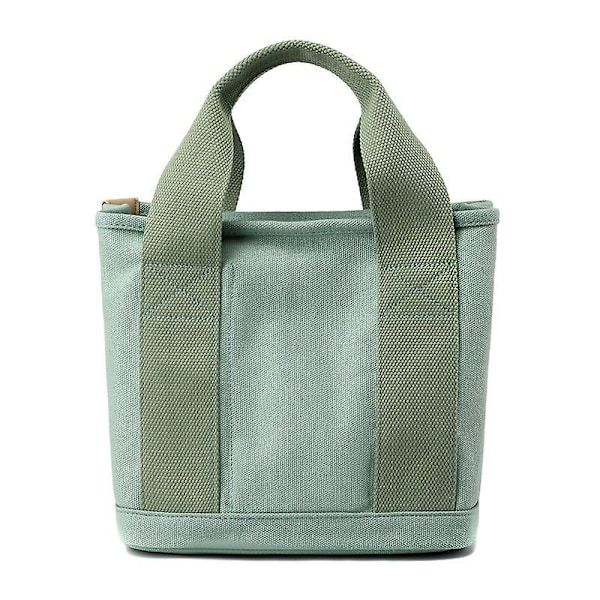Stor Kapacitet Multi Ficka Handväska Dam Mode Canvas Tote Axelremsväska Arbete Resa Student Sjuksköterska Mamma Väska