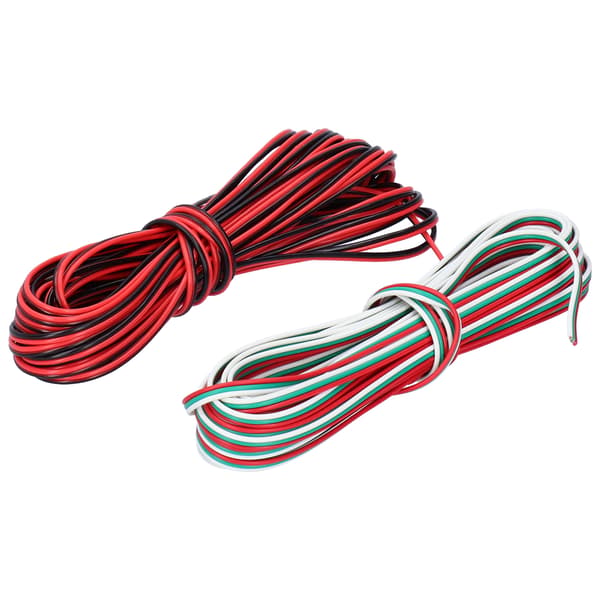 RGB forlængerkabel LED Strip Kabel Tilslutningsledning 2Pin 3Pin Interface Belysningsdele
