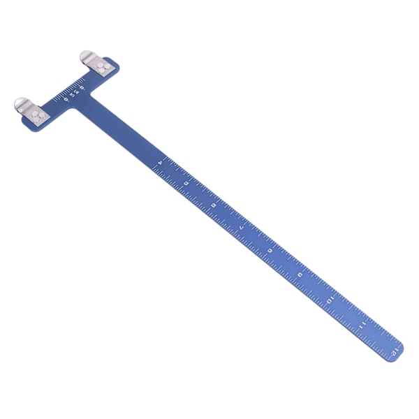 Buesnor Nockpunkter Tang Piler Strenge Knock Sæt Præcis Måling Ocation T Form Buesnor med Messing Spænder Pilspids Blå