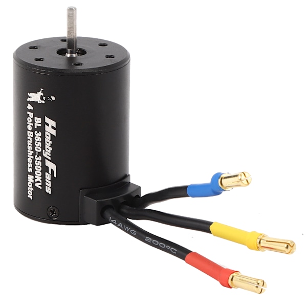 HOBBYFANS 3500KV Borstlös Sensorlös Motor Tillbehör Passar för HSP 94123 1/10 RC Bil