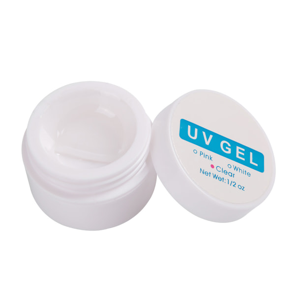 Nopeasti kuivuva Crystal Nail Extension Glue Manikyyri UV Gel Builder Kynsiliima Läpinäkyvä