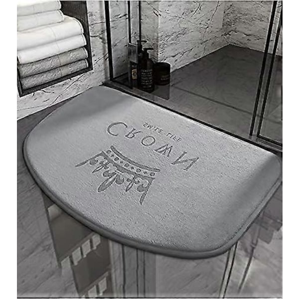 Pehmeä samettinen lattiamatto kylpyhuoneeseen, pehmeä imukykyinen kylpymatto, memory foam -kylpymatto